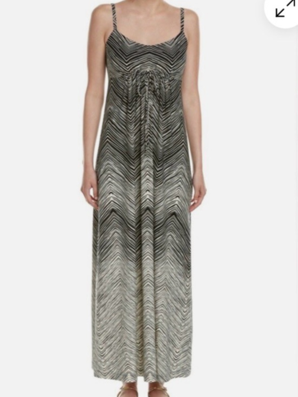 Tommy Bahama Black & White Chevron Maxi Dress